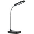 Or Integrated Desk Lamp with Chrome Gooseneck Black OR962101